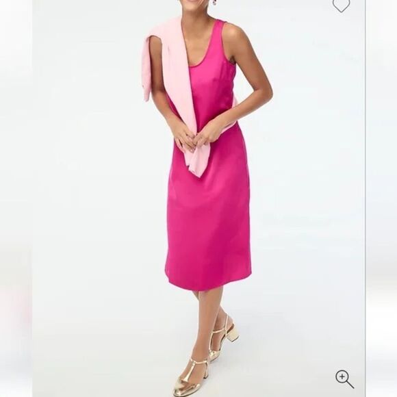 J. Crew Dresses & Skirts - NWT J.Crew Sleeves Elegant Pink Sleeveless‎ Dress Sz 12